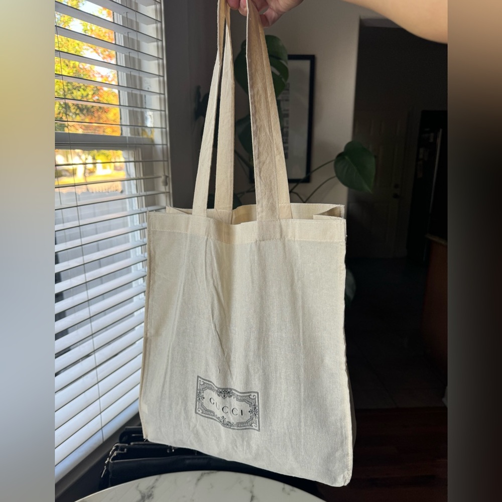 Gucci linen tote